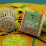 Cosy Cottage Soap Washing Up Soap With Cooperillo Bee Tea Towel and Washing Up Brush